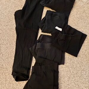 Black Leggings LOT Old navy XL 6 pair